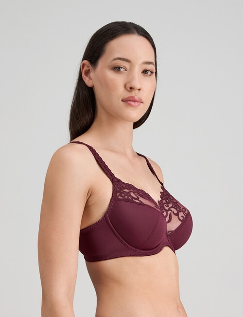 Fayreform Coral Underwire Bra, Fig, C-G product photo View 03 L