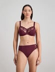 Fayreform Coral Underwire Bra, Fig, C-G product photo View 04 S