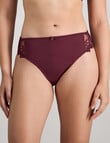 Fayreform Coral High Cut Brief, Fig product photo