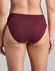 Fayreform Coral High Cut Brief, Fig product photo View 02 S