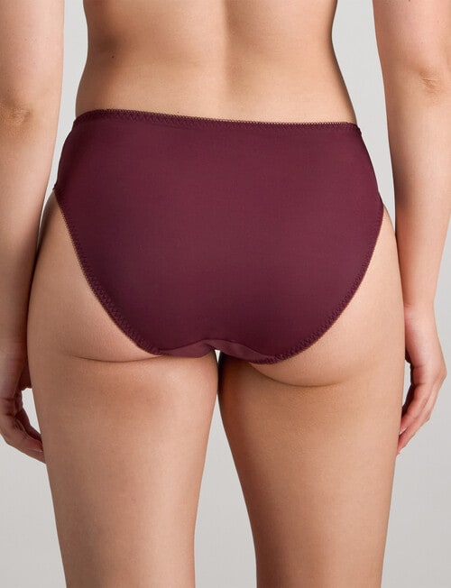 Fayreform Coral High Cut Brief, Fig product photo View 02 L