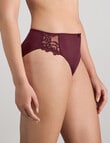 Fayreform Coral High Cut Brief, Fig product photo View 03 S
