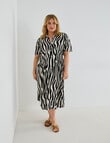 Studio Curve Animal Print Shirt Dress, Wild Animal product photo View 03 S