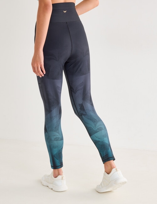 Superfit Limitless Legging, Moss Gradient Print product photo View 02 L