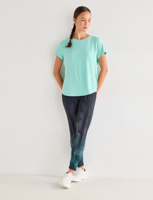 Superfit Limitless Legging, Moss Gradient Print product photo View 03 L