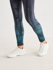 Superfit Limitless Legging, Moss Gradient Print product photo View 04 S