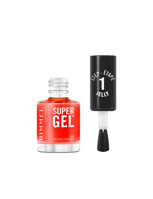Rimmel Jelly Nail Polish, 18 Orange Sorbet product photo View 02 L
