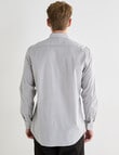 Laidlaw + Leeds Geo Star Long Sleeve Shirt, White product photo View 02 S