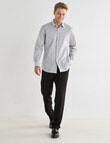 Laidlaw + Leeds Geo Star Long Sleeve Shirt, White product photo View 03 S