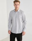 Laidlaw + Leeds Geo Star Long Sleeve Shirt, White product photo View 05 S