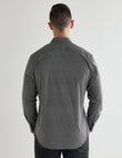Laidlaw + Leeds Geo Star Long Sleeve Shirt, Black product photo View 02 S