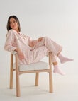 Whistle Sleep Flannel PJ Set, Pink Ditsy product photo