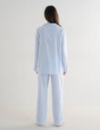 Whistle Sleep Flannel PJ Set, Blue Spot product photo View 02 S