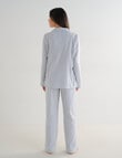 Whistle Sleep Flannel PJ Set, Mint Ditsy product photo View 02 S