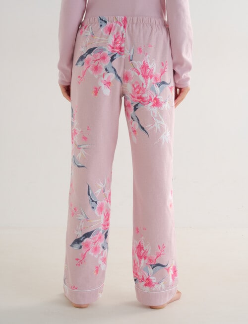 Whistle Sleep Flannel Pants, Pink Gingham product photo View 02 L