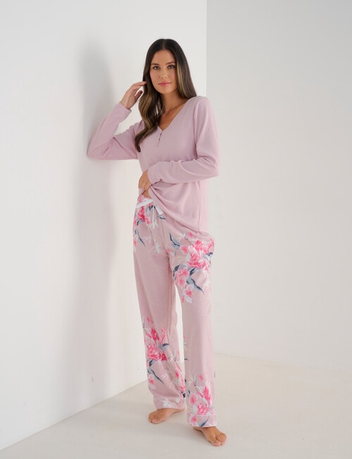 Whistle Sleep Flannel Pants, Pink Gingham product photo View 03 L