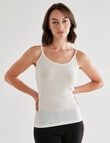 Lyric Thermals Rib Merino Cami, Ivory product photo