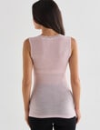 Lyric Thermals Sonata Merino Singlet, Pale Pink product photo View 02 S