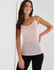 Lyric Thermals Sonata Merino Cami, Pale Pink product photo View 05 S