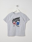 Mac & Ellie Jan Session Short Sleeve Tee, Grey Marle product photo