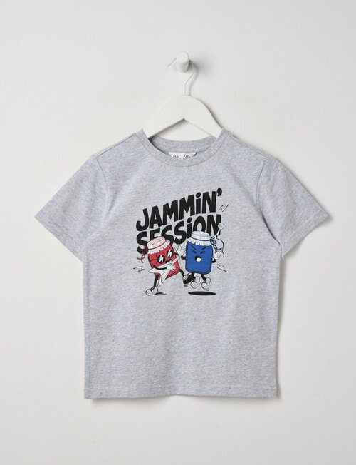 Mac & Ellie Jan Session Short Sleeve Tee, Grey Marle product photo