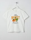 Mac & Ellie Farmers Market Short Sleeve Tee, Ivory product photo