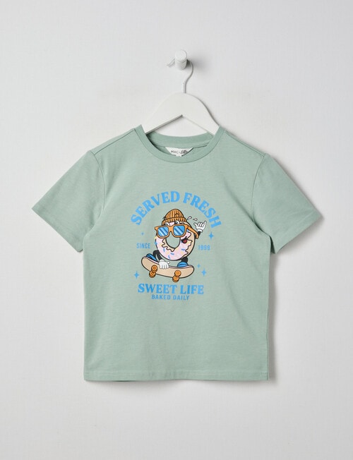 Mac & Ellie Doughnut Short Sleeve Tee, Mint product photo