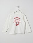 Mac & Ellie Taco Long Sleeve Cuffed Tee, Ivory product photo