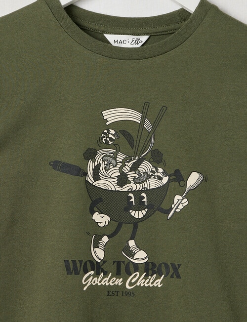 Mac & Ellie Wok Long Sleeve Cuffed Tee, Khaki product photo View 02 L