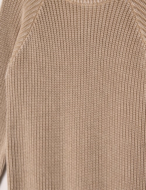 Mac & Ellie Acid Rib Jumper, Stone product photo View 02 L