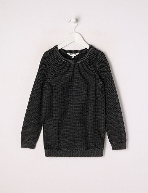 Mac & Ellie Acid Rib Jumper, Charcoal product photo