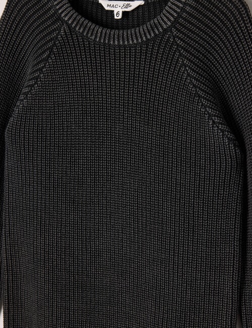 Mac & Ellie Acid Rib Jumper, Charcoal product photo View 02 L