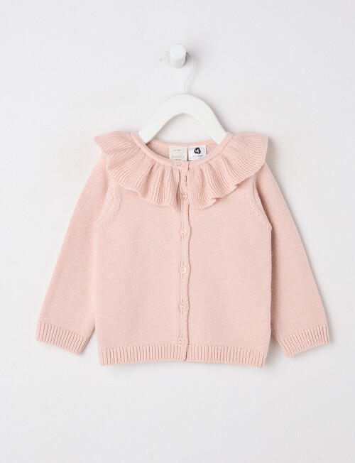 Little Bundle Merino Blend Cardigan, Transcendent Pink product photo