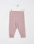 Little Bundle Merino Blend Pant, Grape Marle product photo