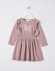 Little Bundle Merino Blend Dress, Grape Marle product photo