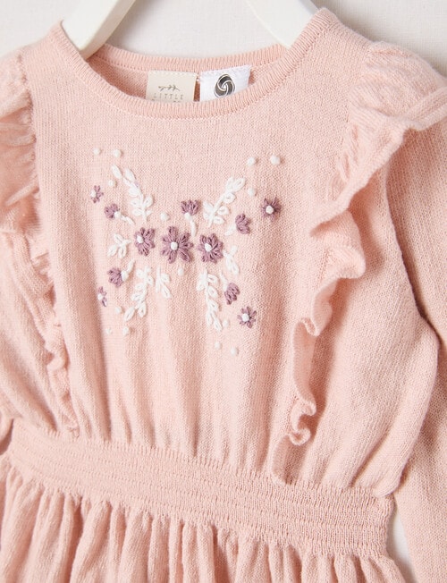 Little Bundle Merino Blend Dress, Transcendent Pink product photo View 02 L