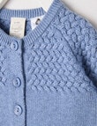 Little Bundle Merino Blend Cardigan, Denim Marle product photo View 02 S
