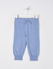 Little Bundle Merino Blend Pant, Denim Marle product photo