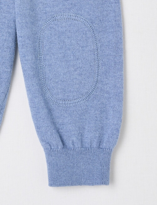 Little Bundle Merino Blend Pant, Denim Marle product photo View 02 L