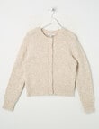 Switch Maia Fluffy Cardigan, Oat Marle product photo