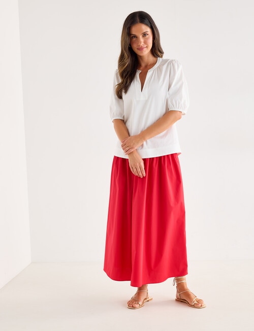 Whistle Pop Over Top, Ivory product photo View 03 L