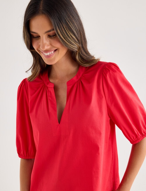 Whistle Pop Over Top, Cherry product photo View 04 L