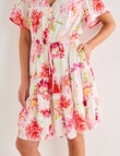 Whistle Detail Trim Dress, Garden Print product photo View 06 S