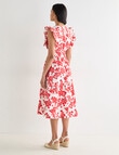 Whistle V Neck Cotton Sundress, Cherry Print product photo View 02 S