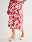 Whistle V Neck Cotton Sundress, Cherry Print product photo View 08 S