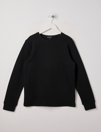 No Issue Waffle Long Sleeve Tee, Black product photo