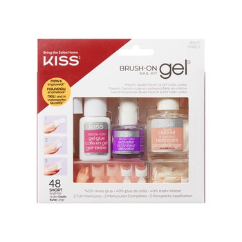 Kiss Nails Brush on Gel Nail Kit product photo