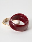 Whistle Accessories Boho Bangles, 3-Pack, Cherry Liqueur product photo View 02 S
