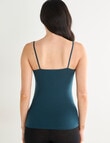 Lyric Thermals Melody Merino Cami, Emerald product photo View 02 S