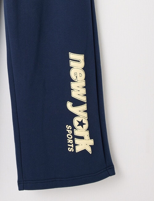 Switch New York Sports Wide Leg Trackpant, Navy product photo View 02 L